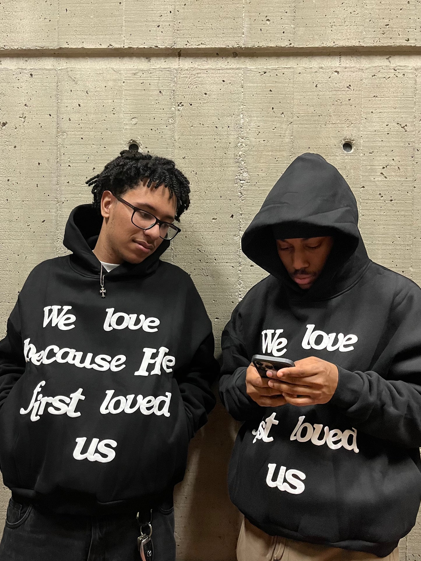 BIBLE VERSE HOODIE BLACK